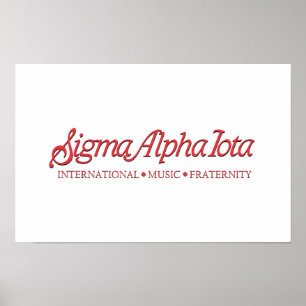 Póster Sigma Alpha Iota Fraternidad Internacional de Músi
