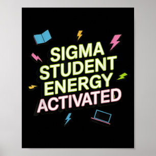 Póster Sigma Energía Estudiantil Activada, De Vuelta a la