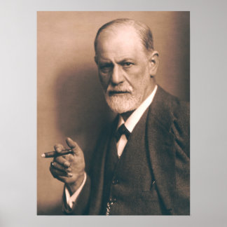 Póster Sigmund Freud con Cigar Poster