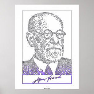 Póster Sigmund Freud. Nurólogo austriaco [008]