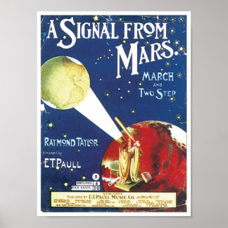 Póster Signal From Mars