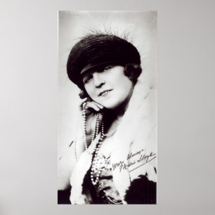 Póster Signed photograph of Marie Lloyd