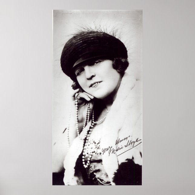Póster Signed photograph of Marie Lloyd (Frente)