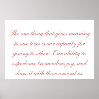 Póster significado de poster de vida