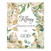 Significado del nombre Tiffany Floral Boda Cumplea