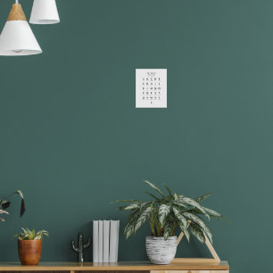 Póster Significado fonético del alfabeto fonético de la O