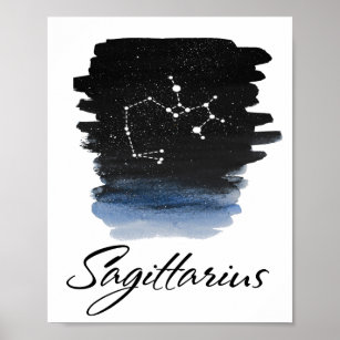 Póster Signo astrológico Sagittarius