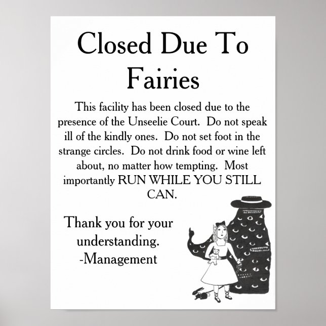 Póster Signo de advertencia de inseelias (Frente)