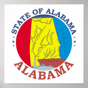 Póster Signo de Alabama