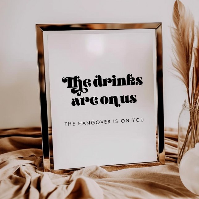 Póster Signo de barra de apertura del Boda de guiones ret (Subido por el creador)