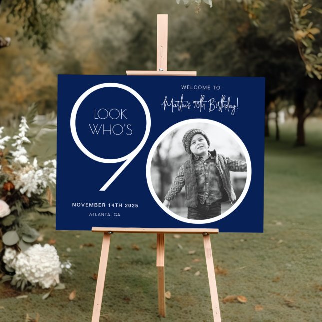 Póster Signo de bienvenida a los 90 años de la foto moder (Subido por el creador)
