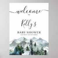 Signo de bienvenida Baby Shower de Adventure Wilde