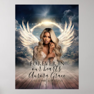 Póster Signo De Bienvenida Celestial De Celebración De La