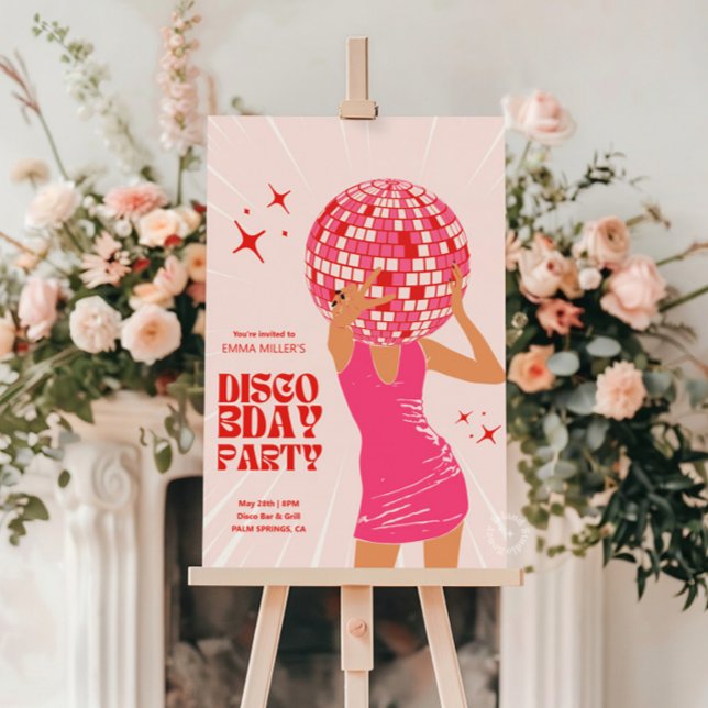 Póster Signo de bienvenida Chica disco Poster (Subido por el creador)