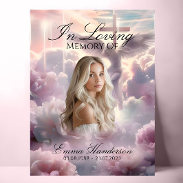 Póster Signo de bienvenida de Angel and Cross Memorial