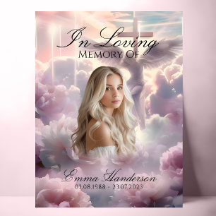 Póster Signo de bienvenida de Angel and Cross Memorial