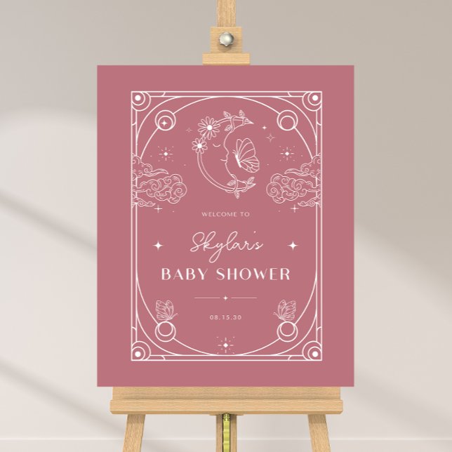 Póster Signo de bienvenida de Baby Shower para Rosa de Ta (Subido por el creador)