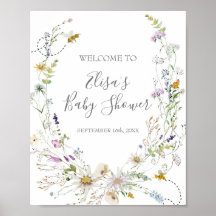 Signo de bienvenida de Baby Shower Rustiic Bee Wil
