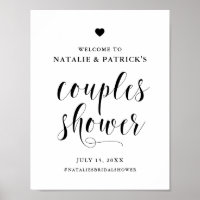Signo de bienvenida de bienvenida de las parejas d