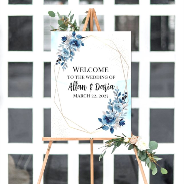Póster signo de bienvenida de boda (Subido por el creador)