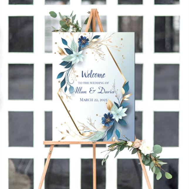 Póster signo de bienvenida de boda (Subido por el creador)
