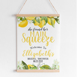 Póster Signo de bienvenida de cumpleaños de Main Squeeze