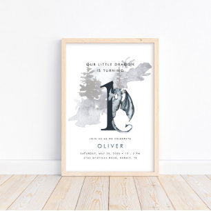 Póster Signo de bienvenida de cumpleaños de nuestros niño