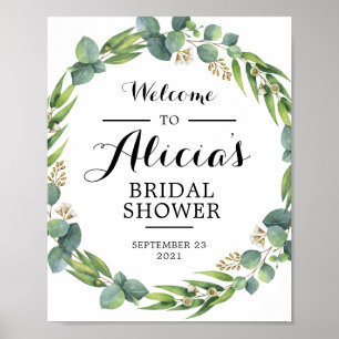 Póster Signo de bienvenida de Eucalyptus