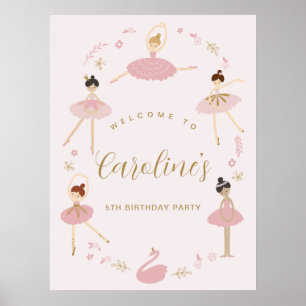 Póster Signo de bienvenida de Fiesta de ballet: Ballerina