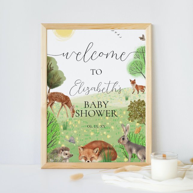 Póster Signo de bienvenida de Fiesta de los animales de l (Subido por el creador)