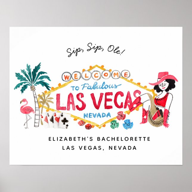 Póster Signo de bienvenida de fin de semana de Bacheloret (Frente)