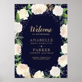 Póster Signo de bienvenida de invierno (20x28)