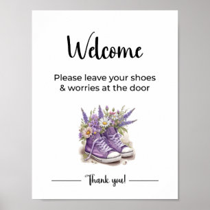 Póster Signo de bienvenida de invitado Airbnb