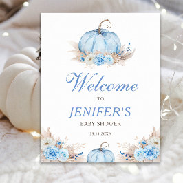 Póster Signo de bienvenida de la bomba de Baby Shower