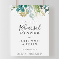 Signo de bienvenida de la cena de ensayo tropical 