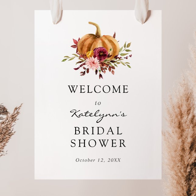 Póster Signo de bienvenida de la ducha de novia de la cal (Subido por el creador)