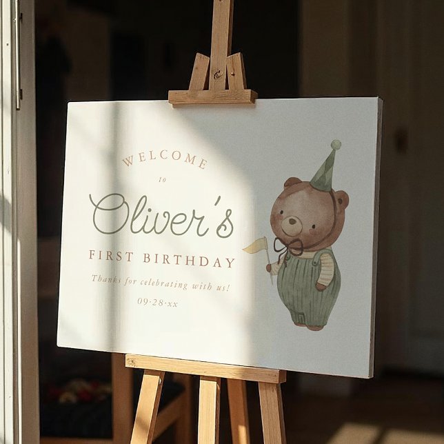 Póster Signo de bienvenida de la fiesta de cumpleaños de  (Subido por el creador)