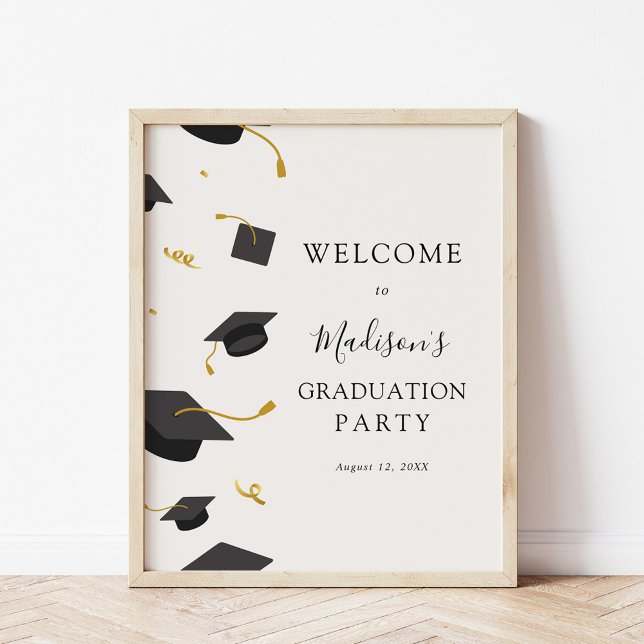 Póster Signo de bienvenida de la fiesta de graduación (Subido por el creador)