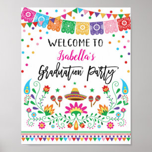 Póster Signo de bienvenida de la fiesta de graduación de 