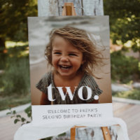 Signo de bienvenida de la foto de cumpleaños