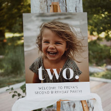 Signo de bienvenida de la foto de cumpleaños