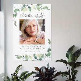 Póster Signo de bienvenida de la foto de Eucalyptus Celeb