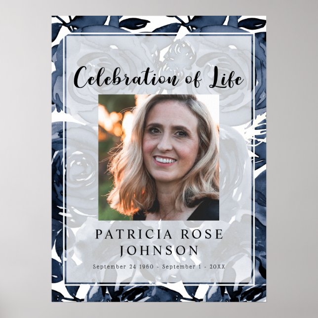 Póster Signo de bienvenida de la foto de la celebración f (Frente)