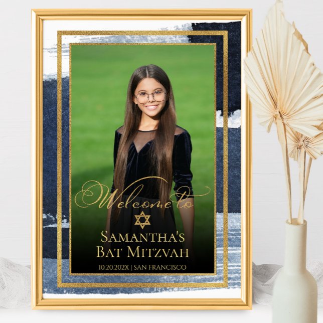 Póster Signo de bienvenida de la foto de Mitzvah con barb (Subido por el creador)