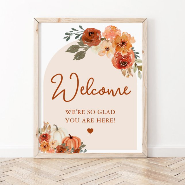 Póster Signo de bienvenida de la novia Boho Terracotta Pu (Subido por el creador)