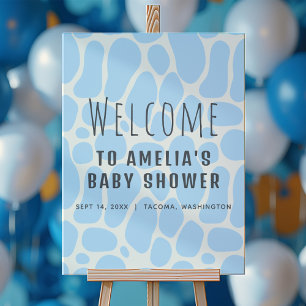 Póster Signo de bienvenida de niño de los niños pequeños