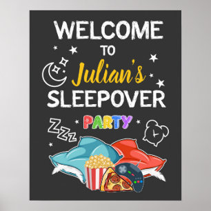 Póster Signo de bienvenida de Sleepover - POSTER de CUMPL