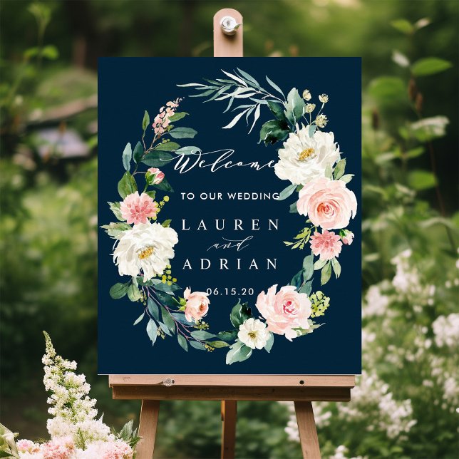 Póster Signo de bienvenida del Boda de flores de guerra d (Subido por el creador)