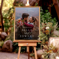Signo de bienvenida del Boda de fotografía de pare