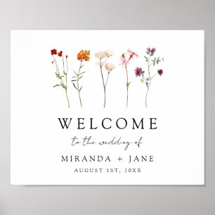 Póster Signo de bienvenida del Boda del Orgullo Lésbico